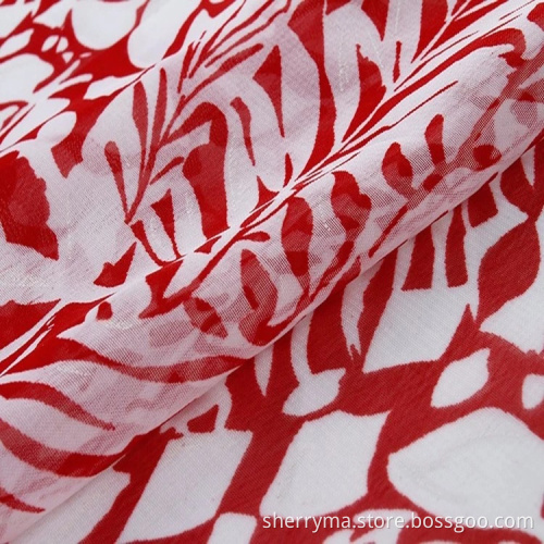 Newest design printed chiffon fabric